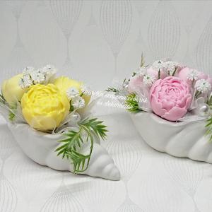 Szappanvirágok csigaházban