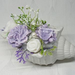 Szappanvirágok csigaházban