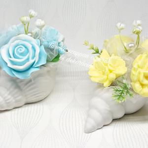 Szappanvirágok csigaházban