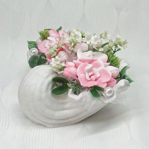 Szappanvirágok kagylóban (orchidea)