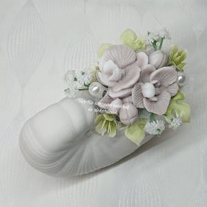 Szappanvirágok (orchidea) csigaházban HIBÁS!