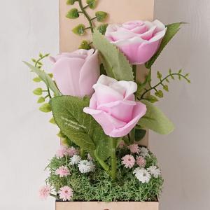 Szeretettel Anyák napjára! illatos szappanrózsák fa dobozban