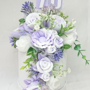 Születésnapi különleges szappanvirág csokor