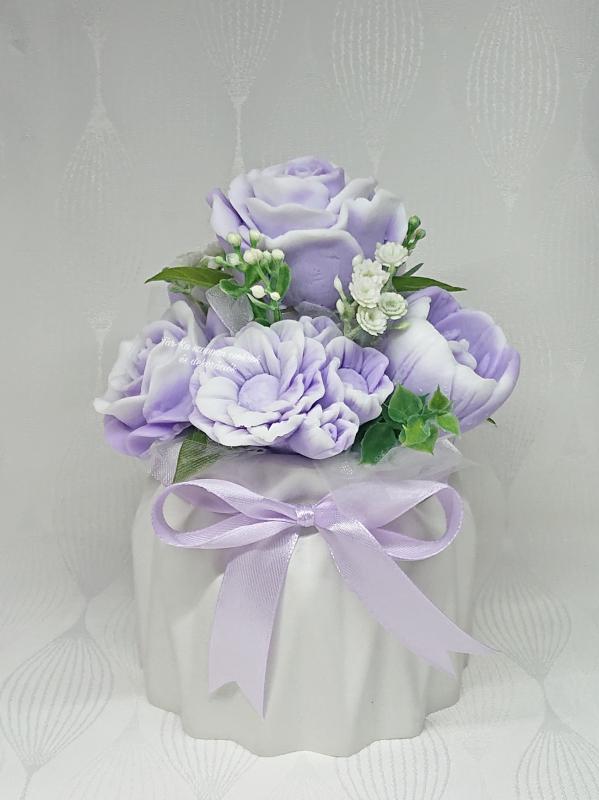 Virágzás illatú szappanvirág csokor