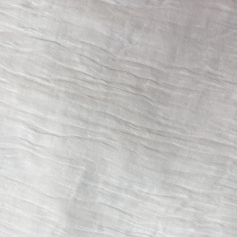 Egyszínű hófehér – pamut selyem sál