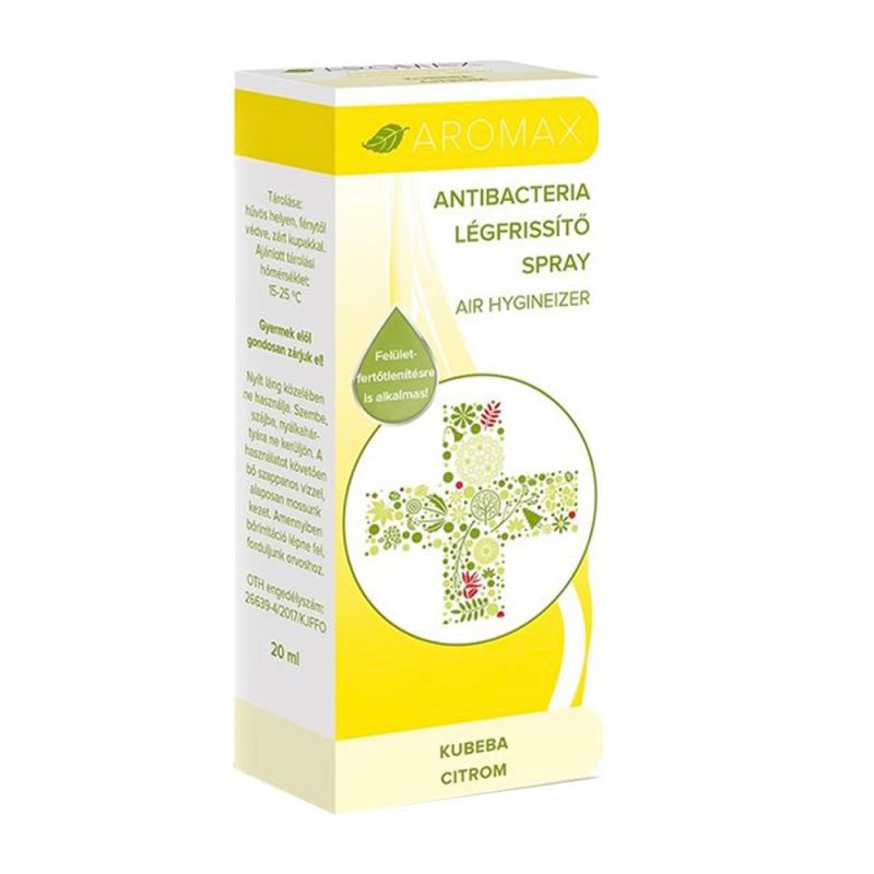 AROMAX ANTIBACTERIA Kubeba-Citrom spray 20 ml