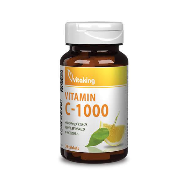 C-vitamin 1000mg (30) acerola+biof.– Vitaking