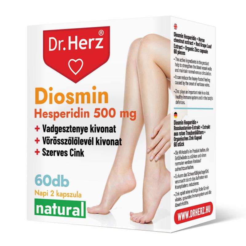 DR Herz Diosmin Hesperidin 500 mg 60 db kapszula