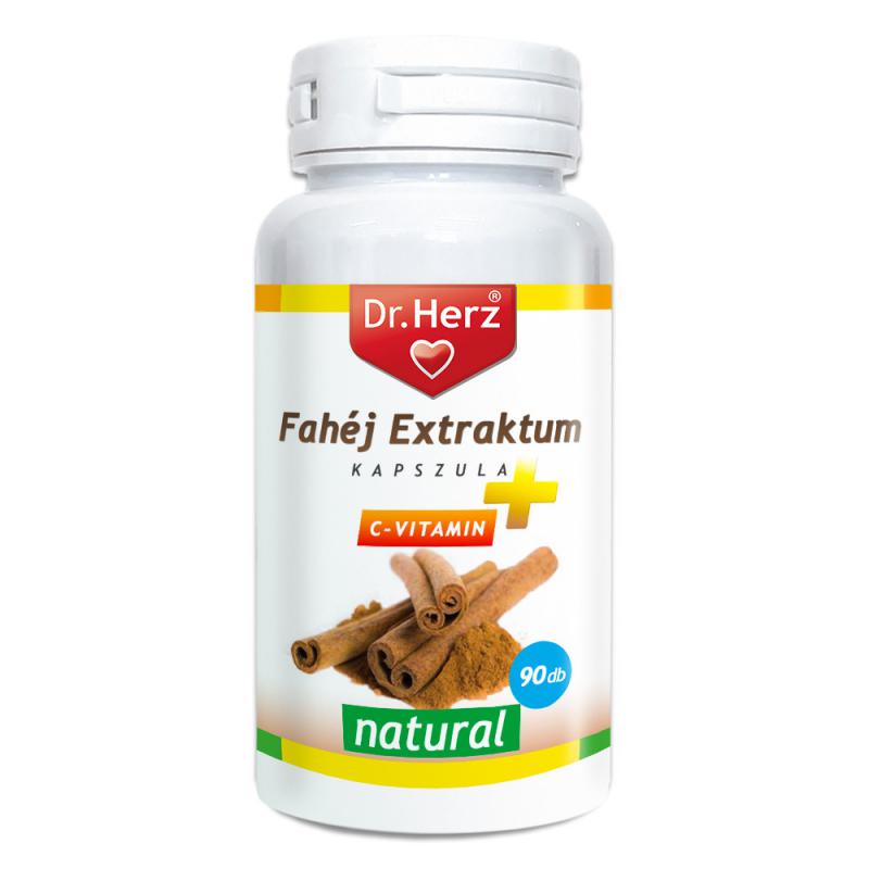 DR Herz Fahéj Extraktum + C-vitamin 90 db kapszula