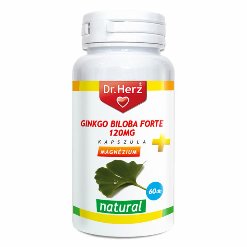 DR Herz Ginkgo Biloba Forte 120mg + Magnézium 60db kapszula