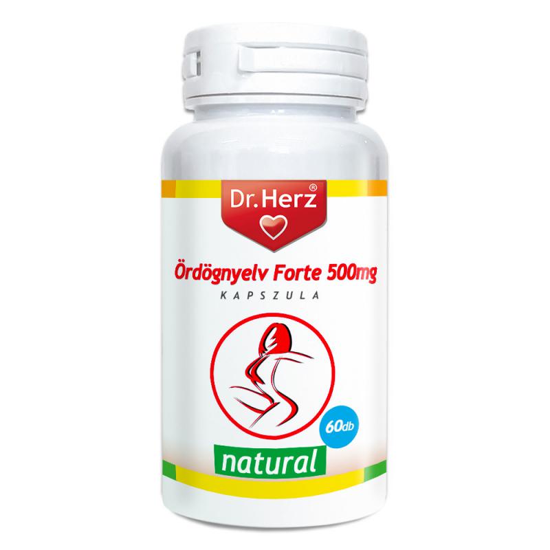 DR Herz Glücomannán "Ördögnyelv" Forte 500 mg kapszula 60 db