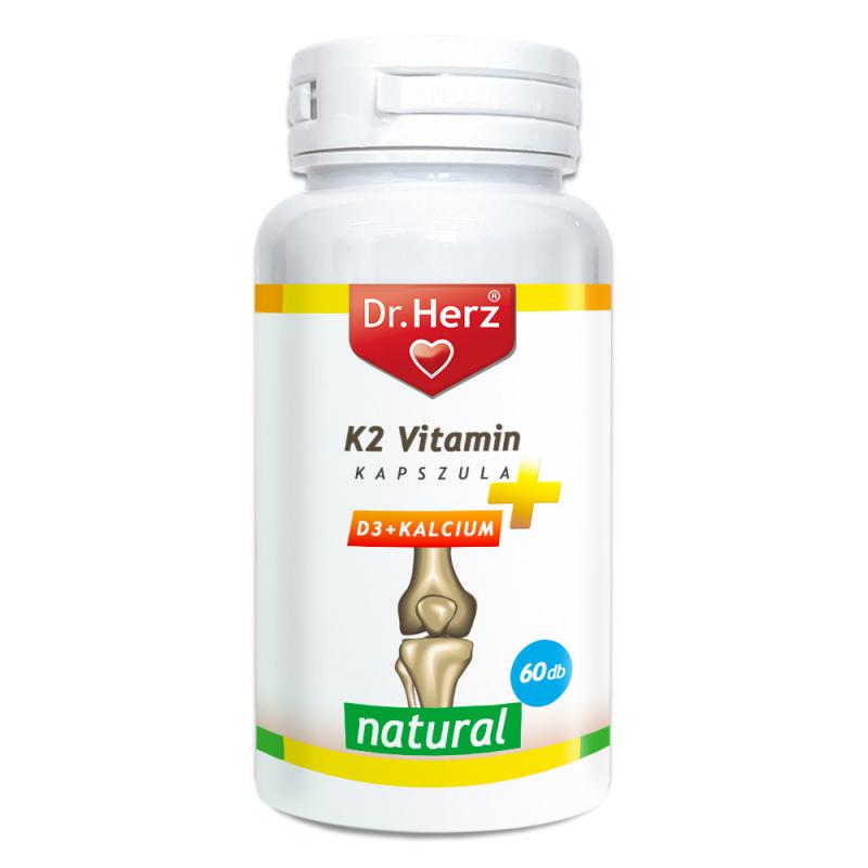 DR Herz K2 Vitamin + D3 + Kalcium 60db kapszula