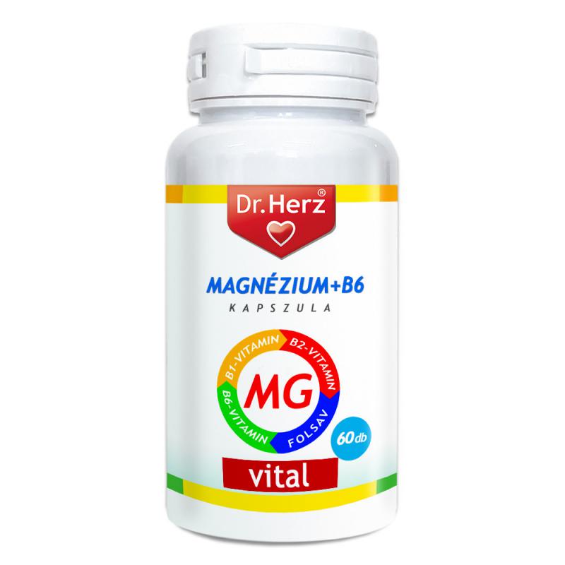 DR Herz Magnézium+B6 60 db kapszula
