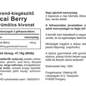 Acai Berry kivonat (60) – Vitaking