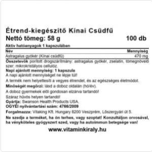 Astragalus 470mg (100 kapszula) - Swanson