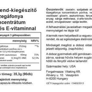 Tőzegáfonya koncentrátum – Vitaking