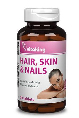 Haj, bőr, köröm komplex (30 tabletta) - Vitaking