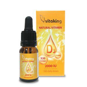 D3 vitamin csepp - Vitaking (2000 NE)