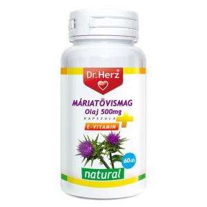 DR Herz Máriatövismag Olaj 500 mg 60 db kapszula