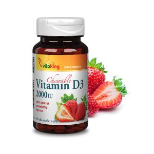 Epres D3-vitamin 2000NE (90 rágótabletta) - Vitaking