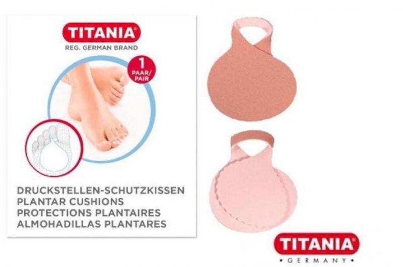 Titania Bőrkeményedés védő habszivacs