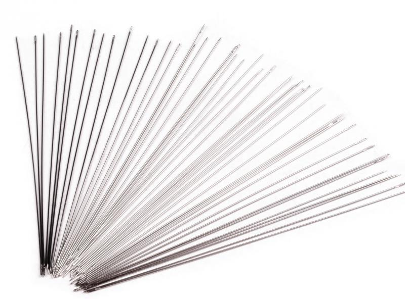 100mm-es gyöngyfűző tű