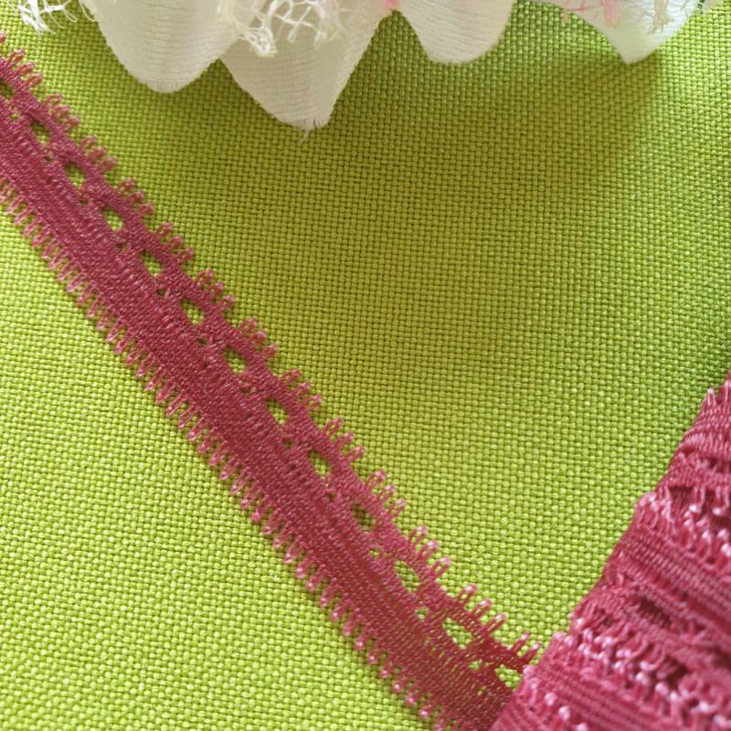 10SCS14 - 10mm-es bordó csipke szalag