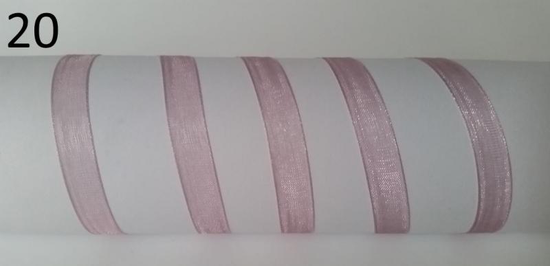10SZO20 - 10mm-es organza szalag – mályva 20.
