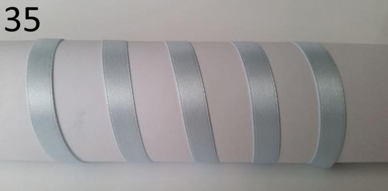 10SZS35 - 10mm-es Kétoldalas szatén szalag – halvány kék 35.