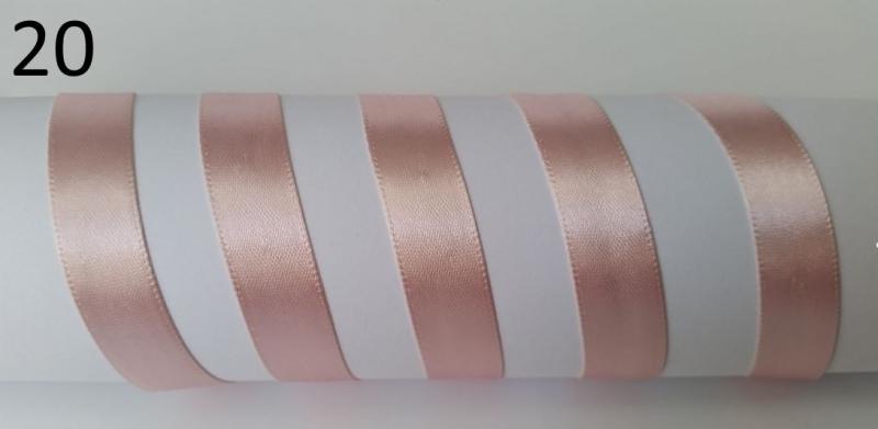 13SZS20 - 13mm-es szatén szalag - világos lazacrózsaszín 20.