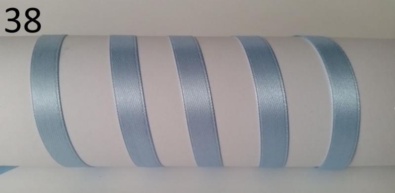 13SZS38 - 13mm-es szatén szalag – égszínkék 38.