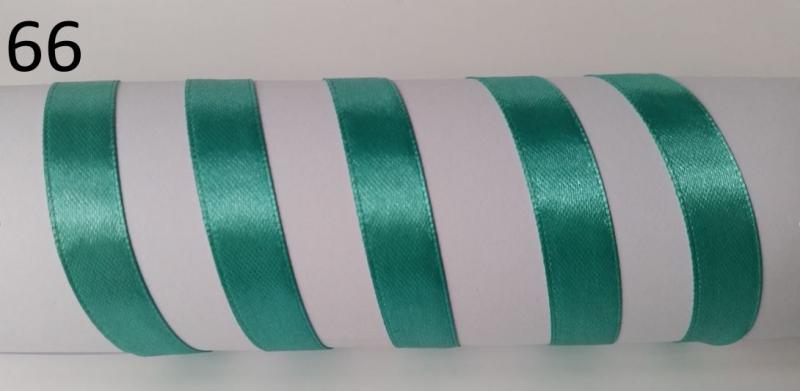 13SZS66 - 13mm-es szatén szalag – sötétmenta 66.