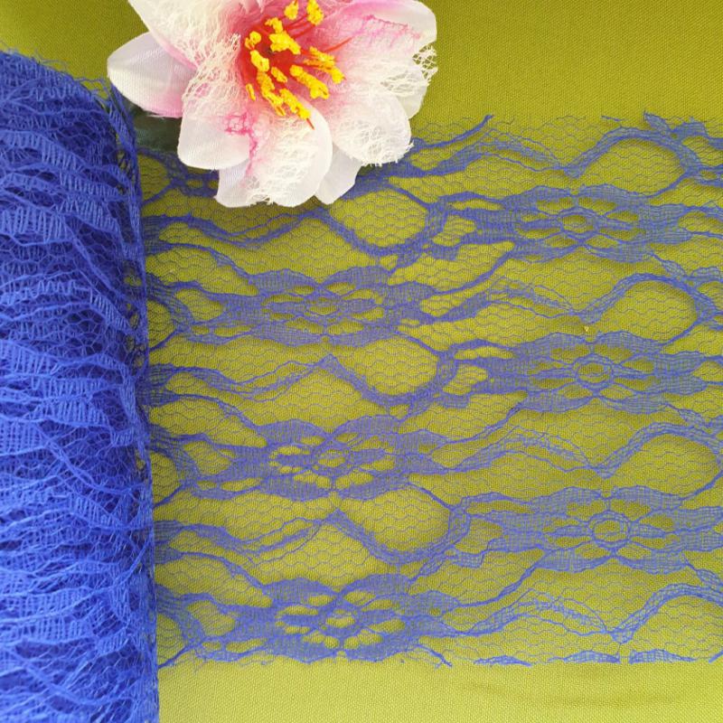 150SCS16 - 15cm széles királykék színű csipke