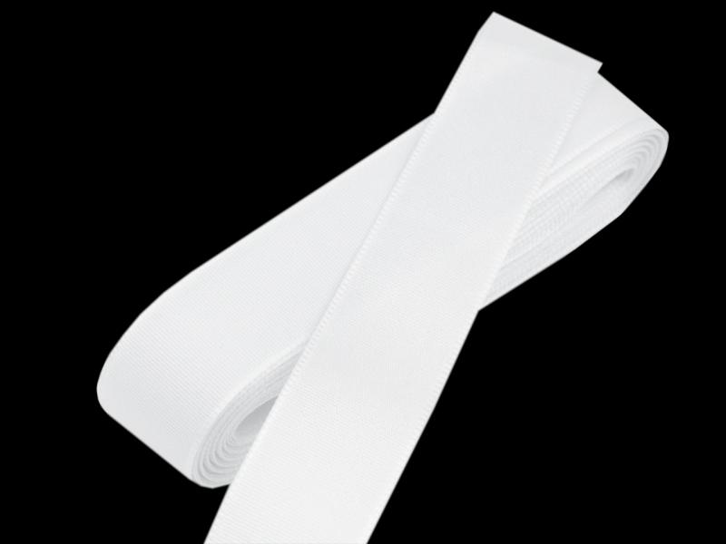 15mm-es taft szalag - fehér