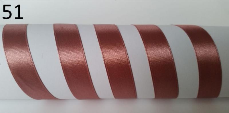 16SZS51 - 16mm-es szatén szalag – tüdőszín 51.