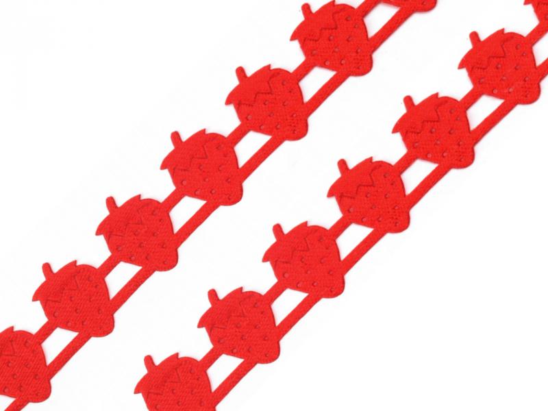 17SZK09 - 17mm-es Eper formájú, kivágott szatén szalag