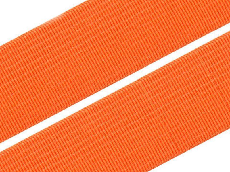 20SZG20 - 20mm-es ÖKO-TEX narancssárga színű gumiszalag