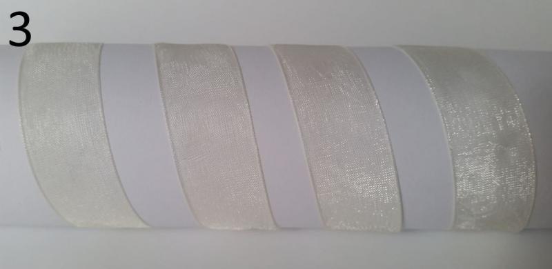 20SZO03 - 20mm-es organza szalag – krém 3.