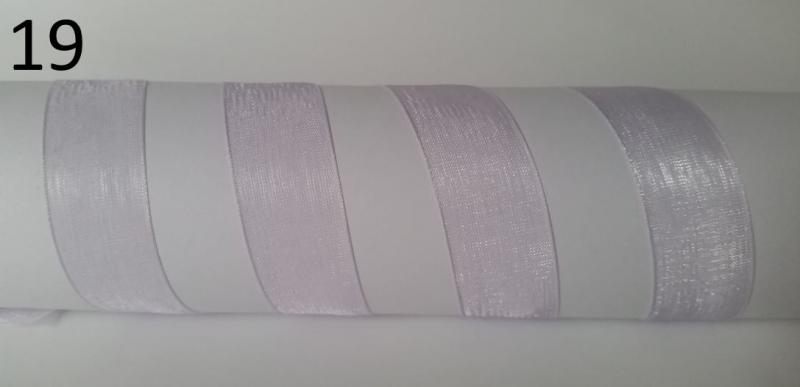 20SZO19 - 20mm-es organza szalag – világoslila 19.