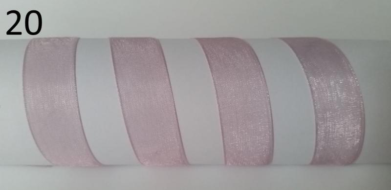 20SZO20 - 20mm-es organza szalag – mályva 20.