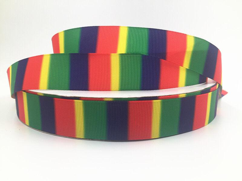 25SZR23 - 25mm-es csík mintás ripsz szalag