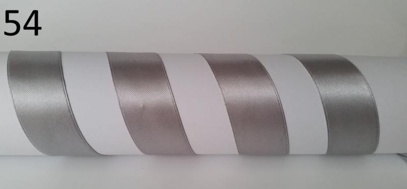 25SZS54 - 25mm-es szatén szalag - szürke 54.
