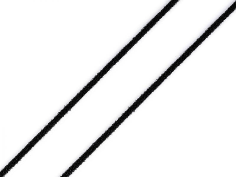 2SZG03 - 2mm-es gömbölyű fekete gumi