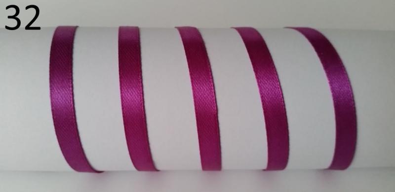 3SZS32 - 3mm-es szatén szalag - püspöklila 32.