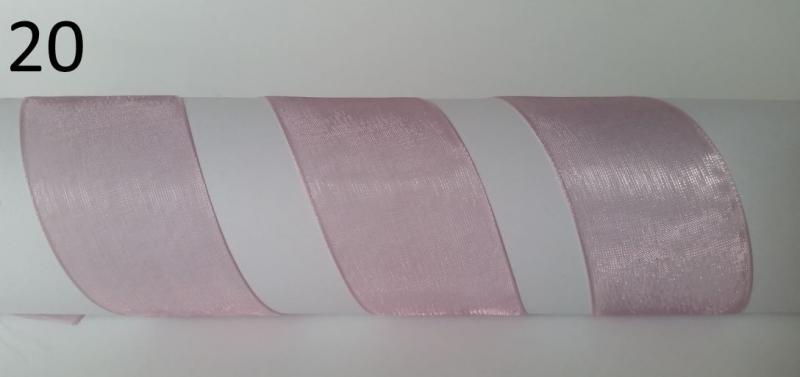 40SZO20 - 40mm-es organza szalag – mályva 20.