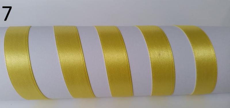 40SZS07 - 40mm-es szatén szalag – citromsárga 7.