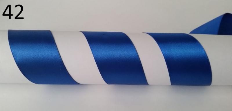 40SZS42 - 40mm-es szatén szalag – királykék 42.