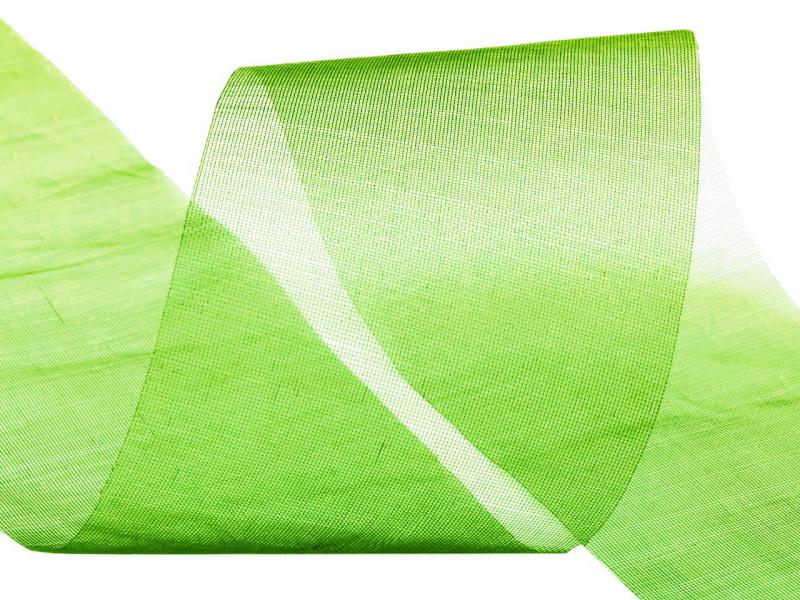 50SZO40 - 50mm-es organza szalag – zöld 40.