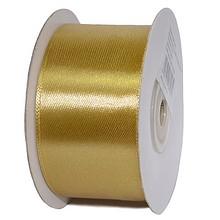 50SZS74 - 50mm-es szatén szalag – matt arany 74.