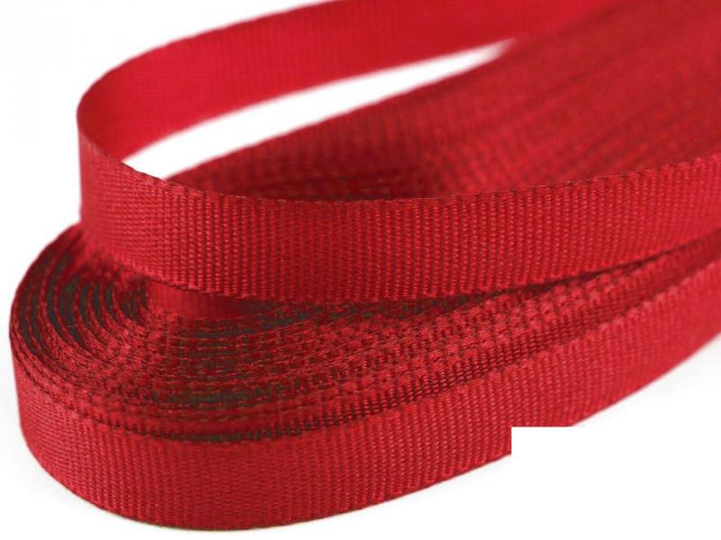 9mm-es taft szalag - piros